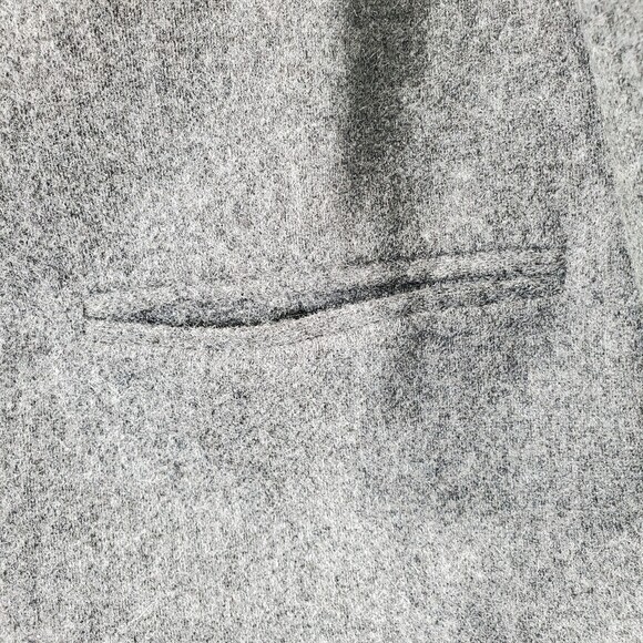 Sag Harbor L/XL Soft Wool Blazer Grey Long Women's - Picture 8 of 9